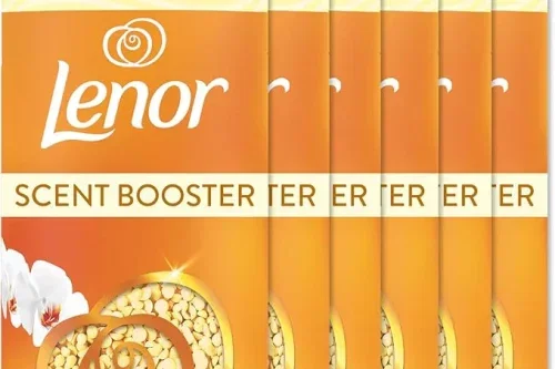 LENOR LAUNDRY PERFUME SCENT BOOSTER, 6 PACKS X155 G, GOLD ORCHID,AUTO WIN 31/10