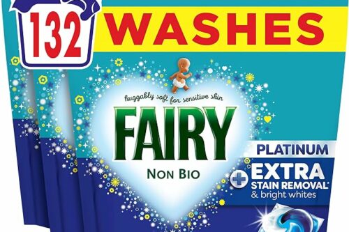 Fairy Non Bio Platinum Washing PODS® Extra Stain Removal- AUTO WIN 10/10