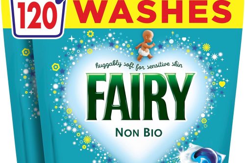 Fairy Non Bio All-in-1 PODS® Laundry Detergent Tablets, 120 Washes AUTO-WIN 30/10