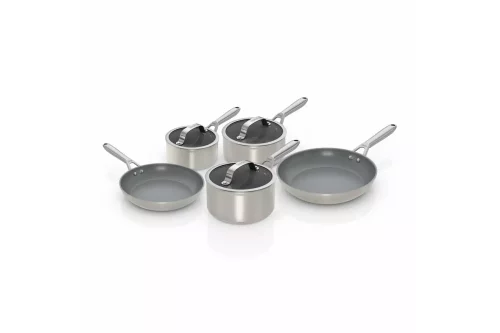 Ninja Ceramic Pro 5 Piece Aluminium Pan Set - Stone- AUTO WIN 02/11