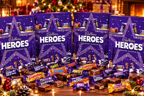 CADBURY HEROES CHOCOLATE ADVENT CALENDARS 230G (BUNDLE OF x4) AUTO-WIN 17/10