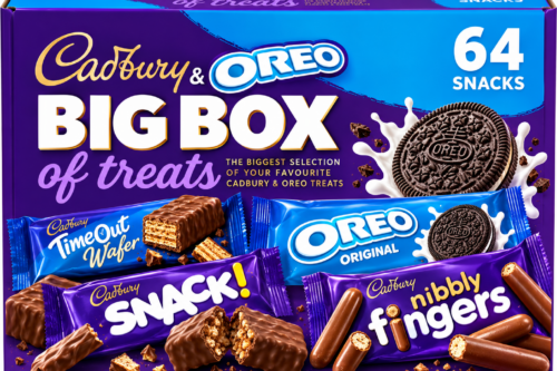 CADBURY & OREO BISCUIT 64 BIG BOX OF TREATS 1.8KG- AUTO WIN 20/10