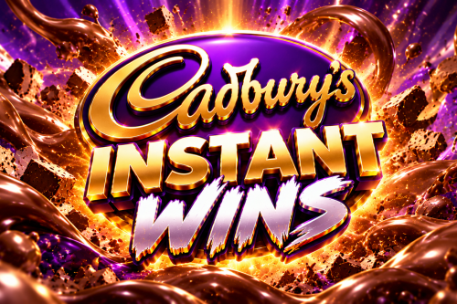 THE MASSIVE CADBURY INSTANT – A CHOCOLATE LOVER'S DREAM! Jackpot is a mystery Cadbury hamper AUTO-WIN 29/10