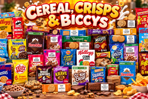 CEREAL, CRISPS & BISCUITS CUPBOARD FILL AUTO-WIN 17/10