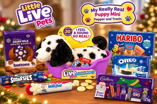 LITTLE LIVE PETS MY REALLY REAL PUPPY MINI PEPPER AND TREATS-AUTO WIN 11/10