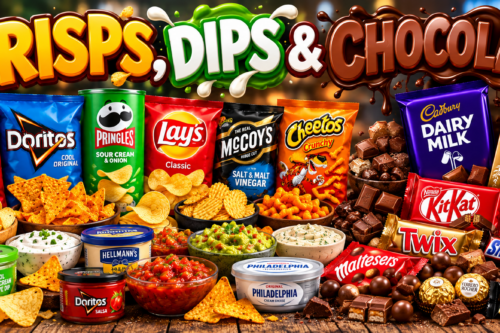 Crisps, Dips & Chocolate Bundle-AUTO WIN 07/10