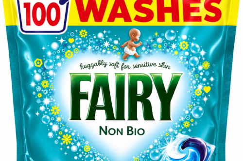 Fairy Non Bio Washing Liquid Pods, 100ct AUTO-WIN 20/10