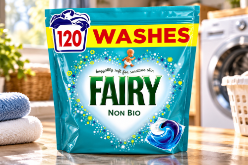 Fairy Non Bio All-in-1 PODS® Laundry Detergent Tablets, 120 Washes AUTO-WIN 26/10