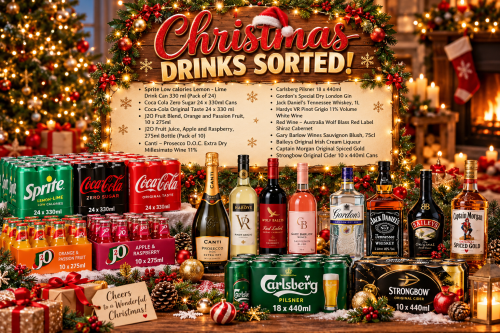 Christmas Drinks Sorted -AUTO WIN 02/11