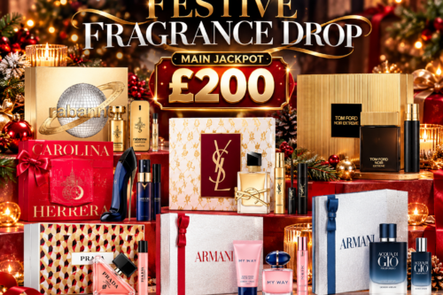 FESTIVE FRAGRANCE DROP- MAIN JACKPOT £200 CASH-AUTO WIN 19/10