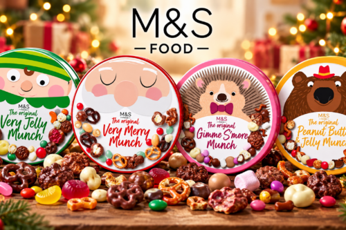 M&S The Original- Very Jelly Munch Tin, Very Merry Munch Tin, Gimme S'more Munch Tin & Peanut Butter & Jelly Munch-AUTO WIN 09/10
