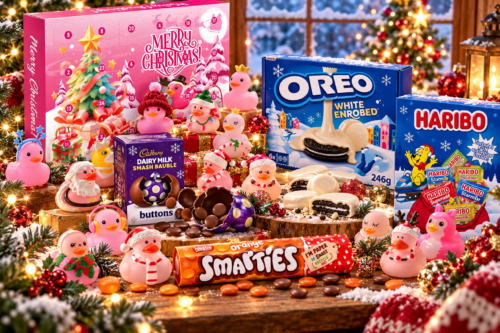 Pink Rubber Duck Advent Calendar and Treats-AUTO WIN 25/10