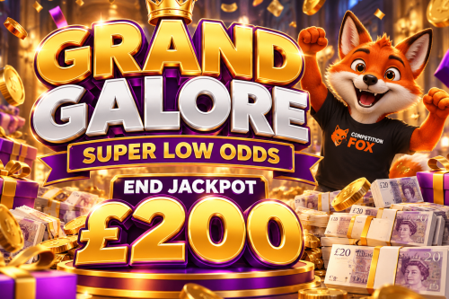 GRAND GALORE - SUPER LOW ODDS - END JACKPOT £200 - AUTO WIN