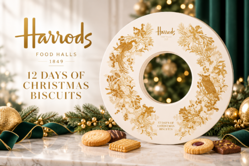 HARRODS 12 Days of Biscuits Advent Calendar-AUTO WIN 18/10