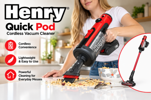 Henry Quick Cordless Vacuum Cleaner-AUTO WIN 06/10