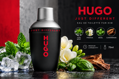 HUGO Just Different Eau de Toilette for Him 75ml-AUTO WIN 02/11