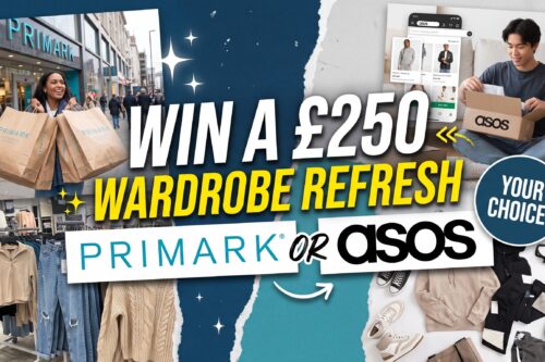 WIN £250 PRIMARK OR ASOS WARDROBE REFRESH- 22/10