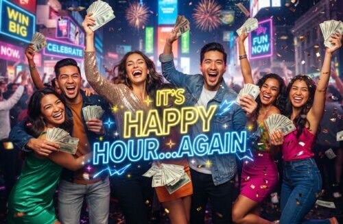 HAPPY HOUR INSTANTS- MAIN JACKPOT £50 -AUTO WIN #3