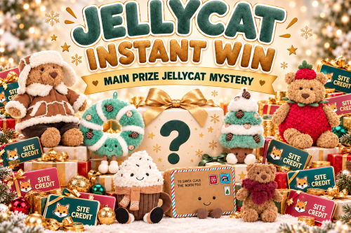 MEGA JELLYCAT MADNESS – INSTANT PRIZES AND SITE CREDIT BOUNTY! MAIN JACKPOT MYSTERY JELLYCAT BUNDLE AUTO-WIN 27/10