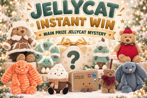 JELLYCAT INSTANT WIN- MAIN PRIZE JELLYCAT MYSTERY - AUTO WIN 21/10