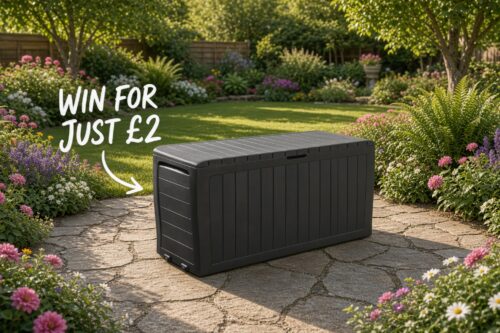 KETER MARVEL+ 270L OUTDOOR GARDEN STORAGE BOX – GREY-AUTO WIN 13/10