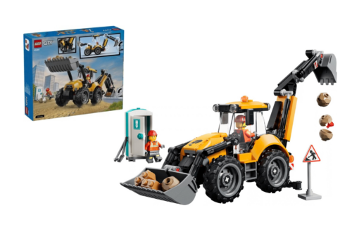 LEGO Yellow Backhoe Loader 60480 AUTO-WIN 12/10