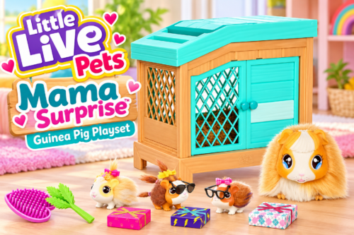Little Live Pets Mama Surprise: Guinea Pig Playset-AUTO WIN 10/10