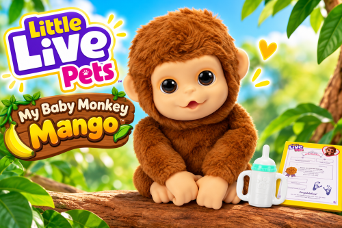Little Live Pets My Baby Monkey Mango- AUTO WIN 30/10