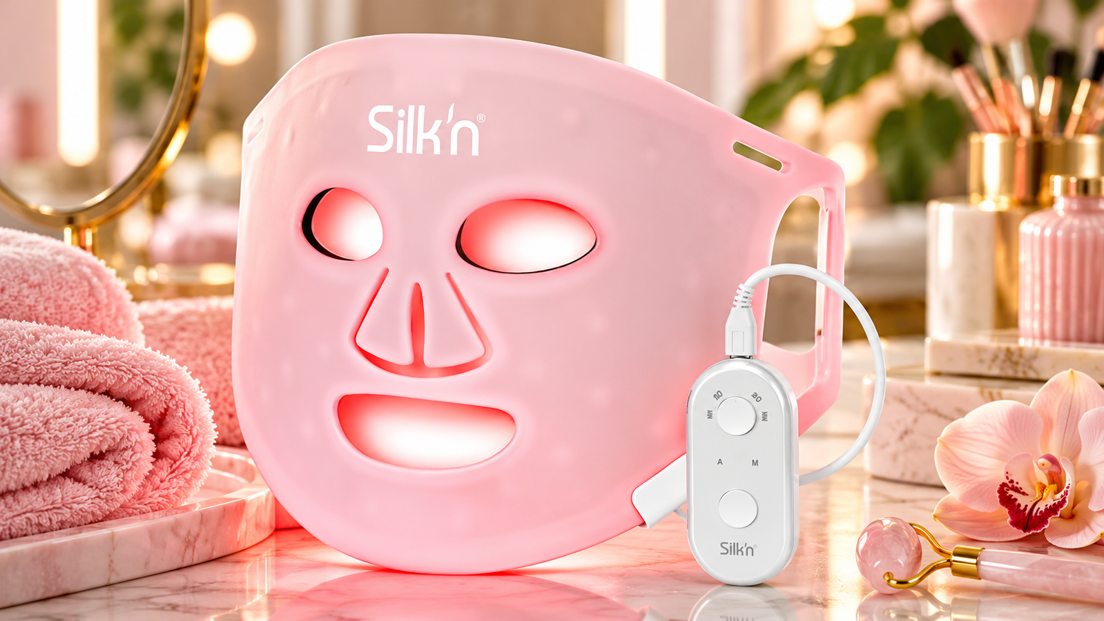 SILK’N EXCLUSIVE FACIAL LED MASK 100 PINK AUTO-WIN 01/10