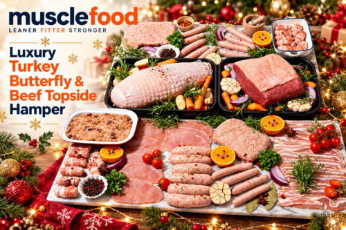 Muscle Food Luxury Turkey Butterfly & Beef Topside Hamper -AUTO WIN 26/10