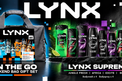 Lynx On The Go Weekend Bag Gift Set & Lynx Supreme-AUTO WIN 07/10