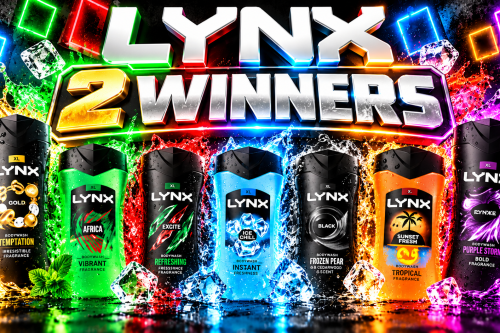 2 Winners Lynx Bodywash Collection Gift Set AUTO-WIN 28/10