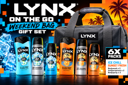 Lynx On The Go Weekend Bag Gift Set-AUTO WIN 31/10