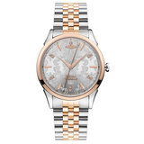 Vivienne Westwood Wallace 37mm Stainless Steel and Rose Gold Tone Ladies Watch AUTO-WIN