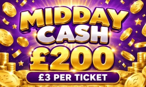 MIDDAY £200 CASH – AUTO WIN 19/10