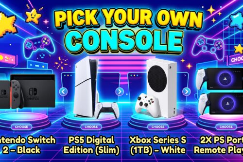 PICK YOUR OWN CONSOLE- AUTO WIN 16/10