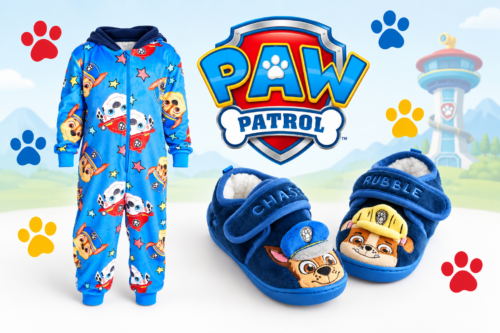 Paw Patrol Fleece All-In-One & Slippers- AUTO WIN 25/10
