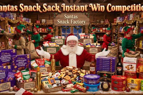 SANTAS SNACK SACK INSTANTS- MAIN JACKPOT £250 SUPERMARKET GIFT CARD-AUTO WIN 12/10