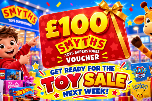 Win £100 Smyths Toy Store Voucher -AUTO WIN 20/10