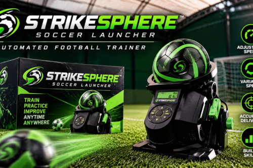 Strikesphere Soccer Launcher Automated Football Trainer-AUTO WIN 02/11