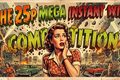 THE 25P MEGA INSTANT WIN COMPETITION- GOOD LUCK-AUTO WIN 10/10