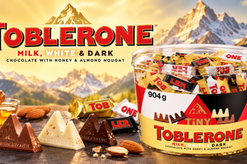 Toblerone Extra Large Tub, Assorted Milk, White & Dark Chocolate, 904 g-AUTO WIN 24/10