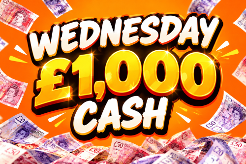 WEDNESDAY 8pm CASH WIN £1000 AUTO-WIN 04/11