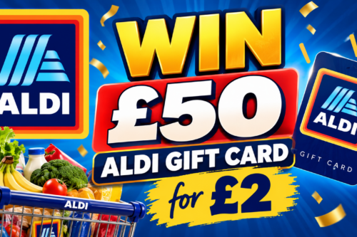 WIN £50 ALDI GIFT CARD -AUTO WIN 09/10