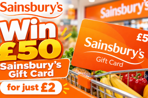 Win £50 Sainbury's Gift Card-AUTO WIN 08/10