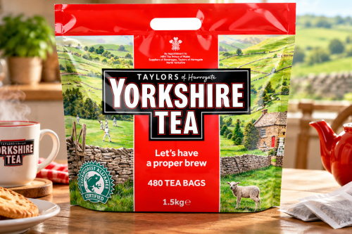 YORKSHIRE TEA, TOTAL 480 TEA BAGS, (PACK OF 1.5 KG)-AUTO WIN 23/10