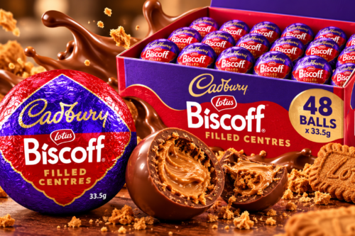 CADBURY LOTUS BISCOFF MILK CHOCOLATE BALL 33.5G (BOX OF 48) AUTO-WIN 08/10
