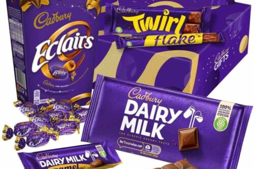 CADBURY CLASSIC DAIRY MILK CHOCOLATE GIFT BOX AUTOWIN 08/10