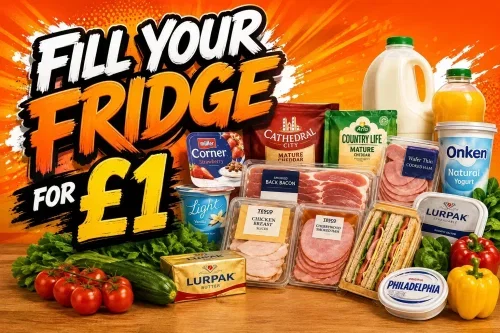 FILL YOUR FRIDGE FOR £1 AUTO-WIN 31/11