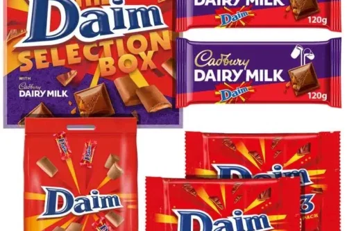 DAIM & DAIRY MILK CHOCOLATE SELECTION BOX 13/10